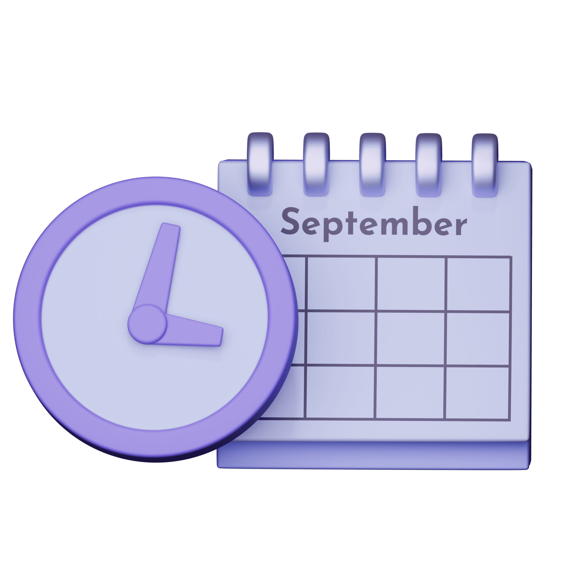 clock and calendar icon